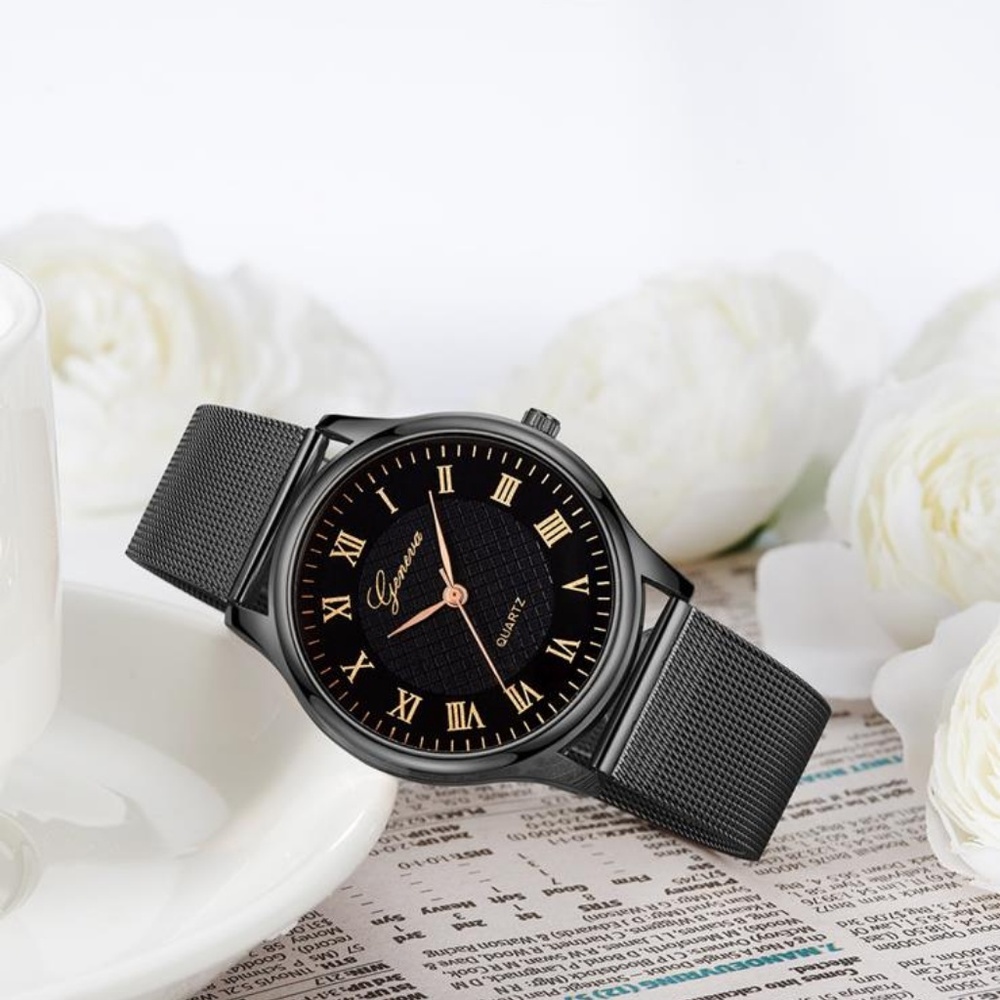 ⌚️NEW⌚️ Unisex Luxury Stainless Steel Quartz Watch - Picture 2 of 3
